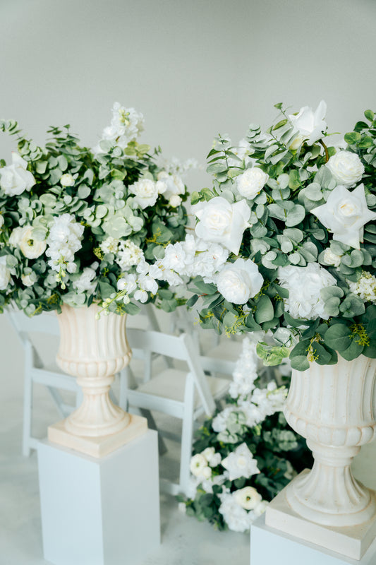 Garden Floral Urns (set of 2)