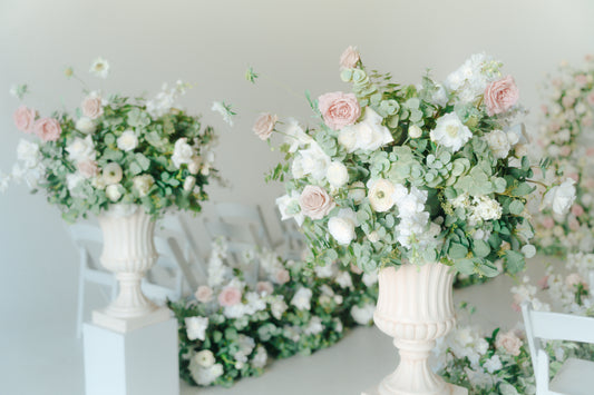 Amore Floral Urns (set of 2)