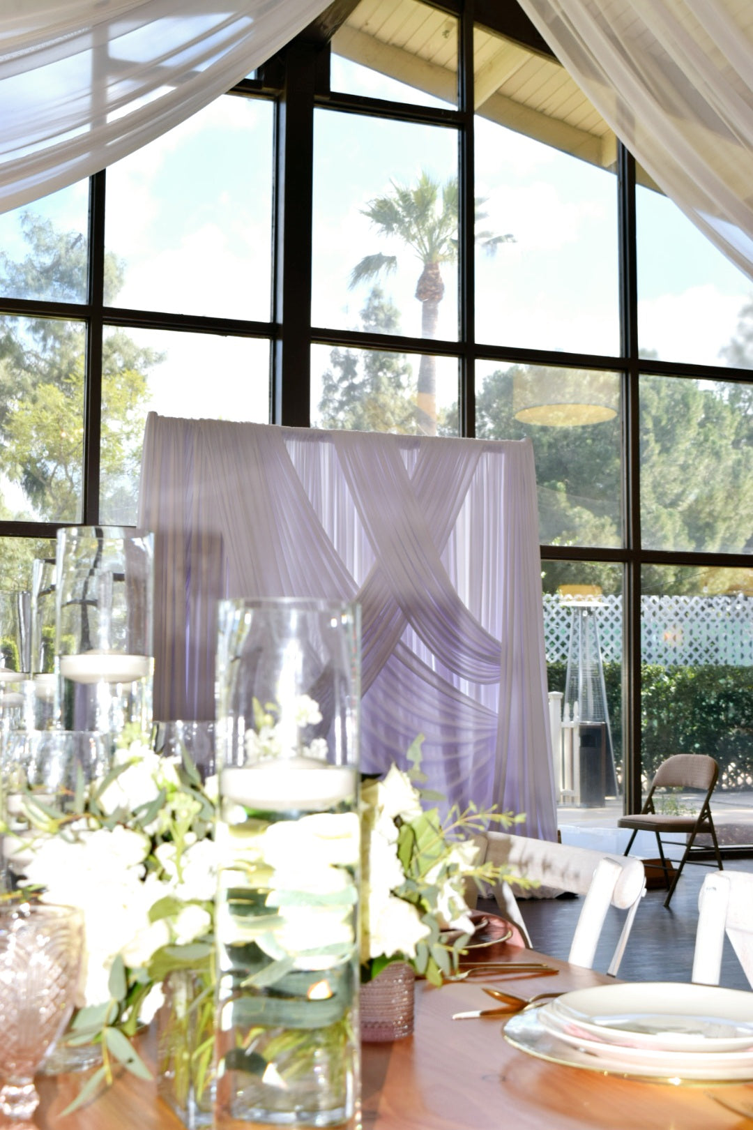 DRAPERY BACKDROP